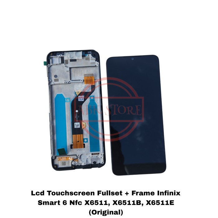 LCD TOUCHSCREEN + FRAME INFINIX SMART 6 NFC X6511B X6511 X6511C ORI