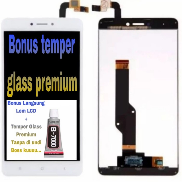 LCD Xiomi Redmi Note 4 (Snapdragon) ORI Black & White +ts Fullset