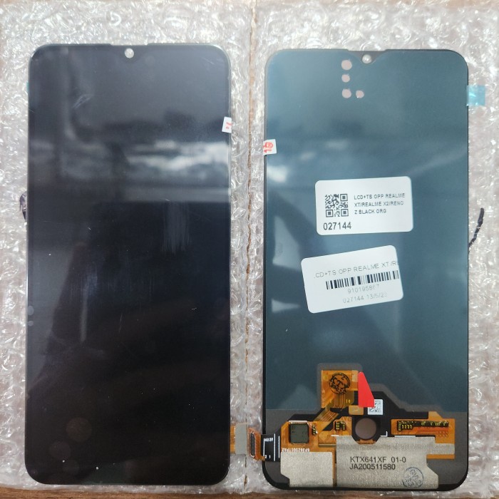 LCD FULLSET REALME XT/REALME X2/RENO Z OLED/ORI FINGERPRINT ON