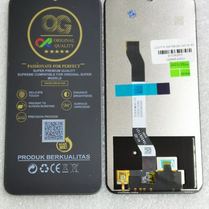 LCD TOUCHSCREEN XIAOMI REDMI NOTE 8 REDMI NOTE8 FULLSET