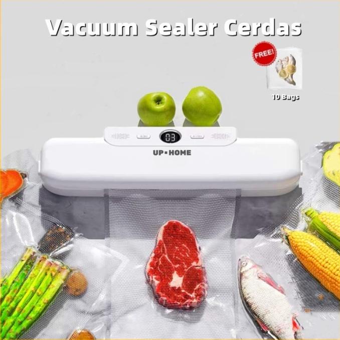 UPHOME Mesin Vacuum Sealer Vacum Vakum Sealer Makanan Basah dan kering