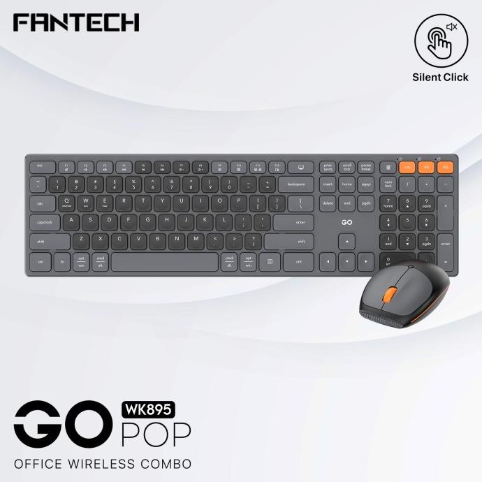 Fantech WK895 / WK-895 Pop Keys Wireless Keyboard Mouse Combo
