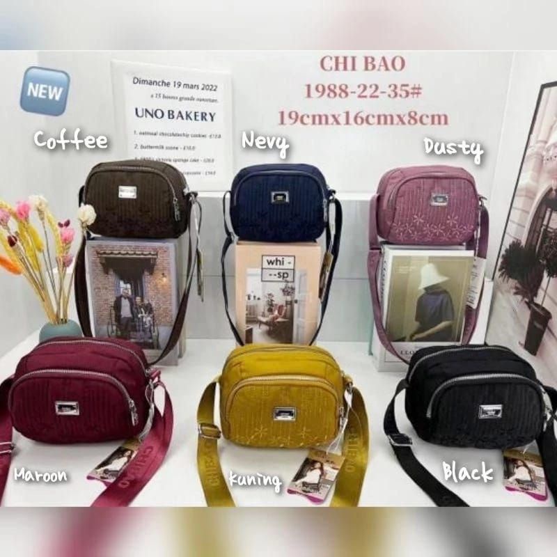 Chibao Selempang Bordir Bunga 1988-22-35#ORIGINAL