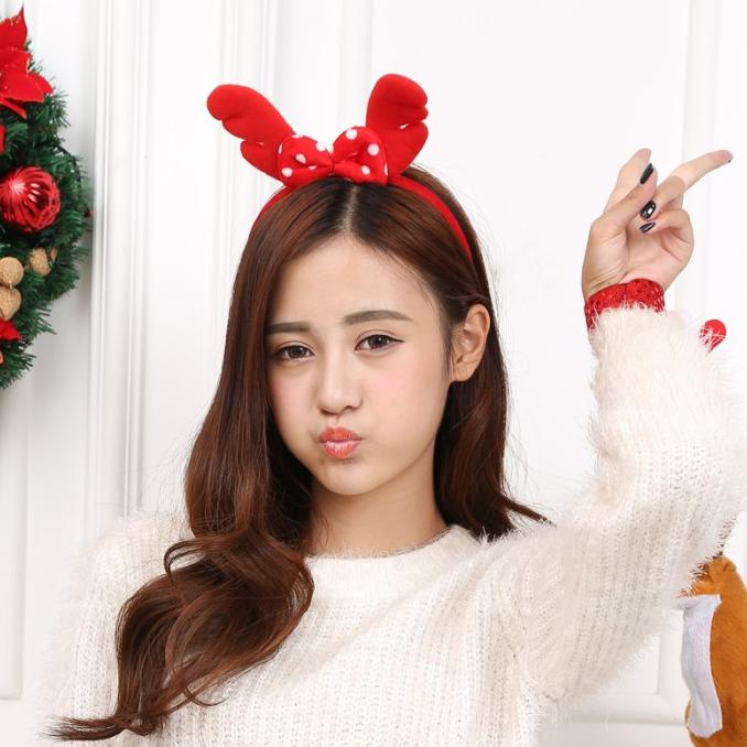 

Christneww Bando Tanduk Natal Pita Premium Kado Kostum Natal Cosplay Santa Murah Limited Edition