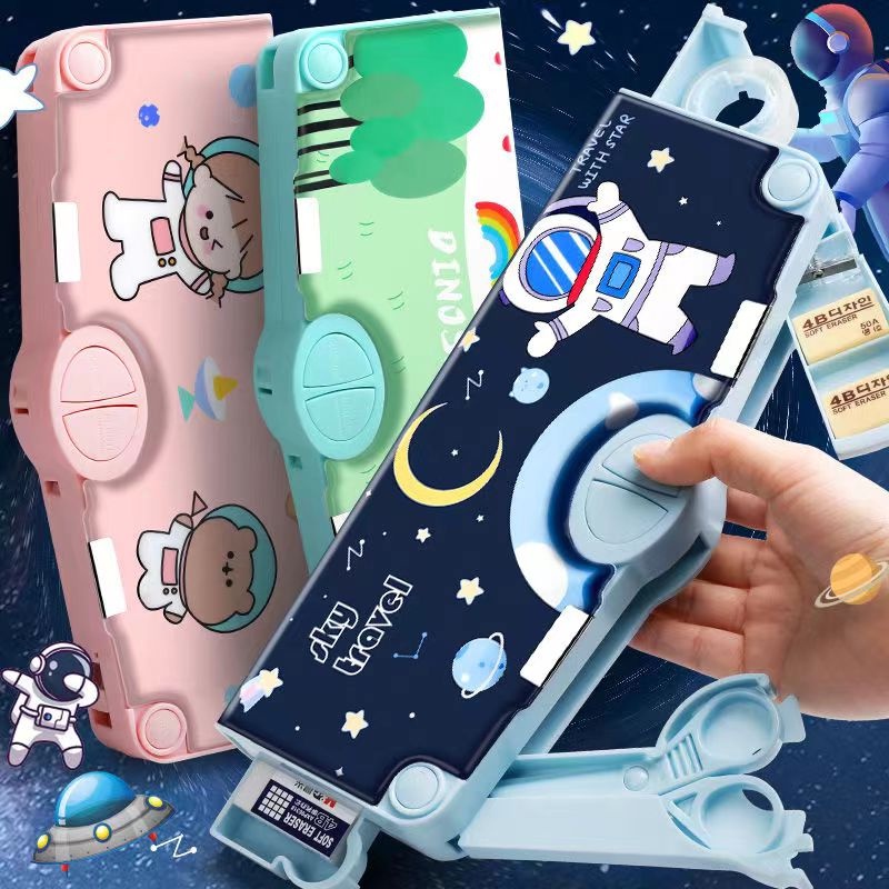 

Tempat Sil Multifungsi Motif Untuk Anak Kotak Sil Pola Kartun Lapisan Ganda Dan Tunggal Dengan