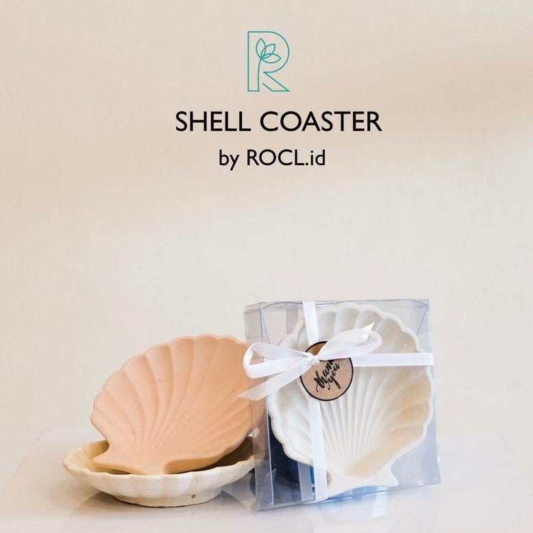 [PROMO TERMURAH] Shell Coaster / Coaster Kerang Aesthetic / Tatakan Perhiasan / Home Decor / Propert