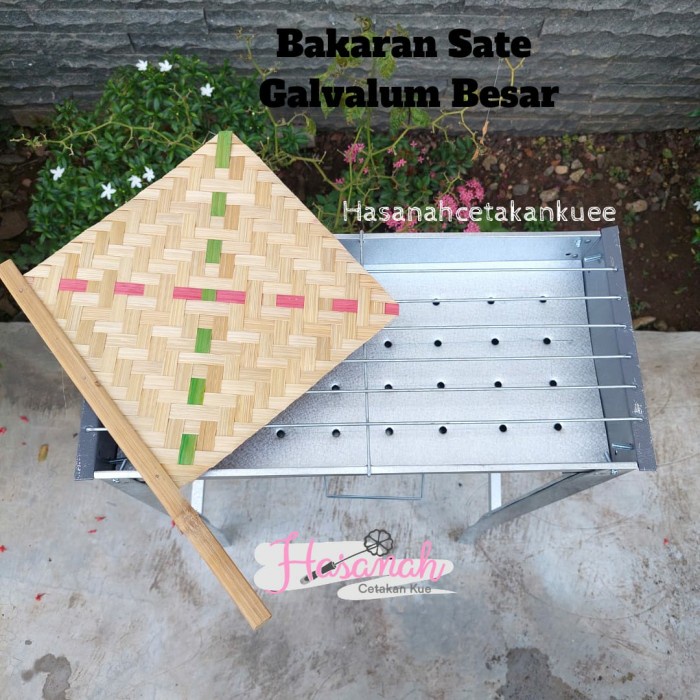 BISA COD Bakaran Arang Galvalum / Panggangan Sate, Ikan, Ayam Bakar, dll BESAR /GRILL PEN/BAKARAN