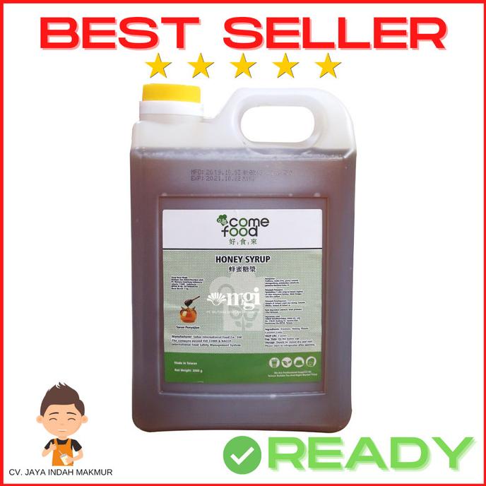 

*#*#*#] Honey Syrup Come Food Sirup Madu Juice Concentrate 3 KG Taiwan