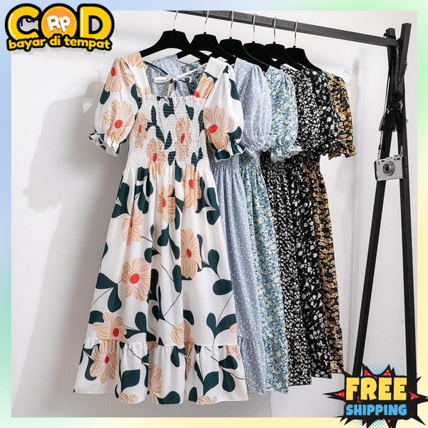 Dres Natik Kekinian Dress Batik Natal Pesta Kondangan Sres Batk Natal Dres Pendek Motif Batil Dreish