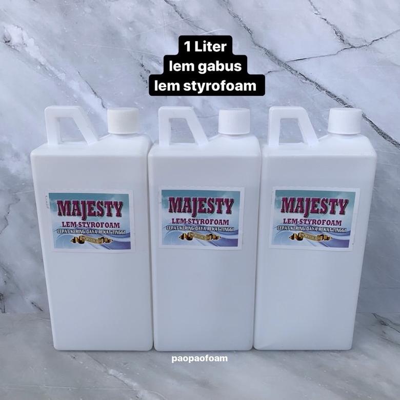 

Hot Sale - 1 liter Lem Styrofoam / Lem Gabus MAJESTY !!