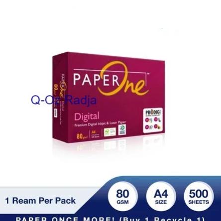 

Special Kertas HVS A4 80 gr Paper One ~