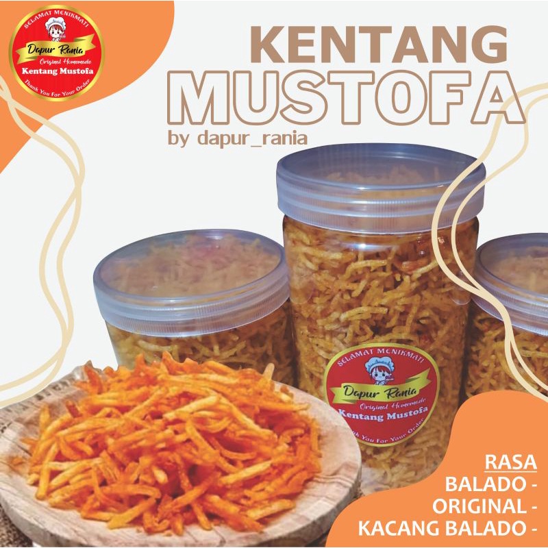 

Kentang Mustofa kering murah kentang Mustofa 1000 ml / 300 Gram original dan Balado Padang Kentang Kering Balado Padang Gurih dan Renyah