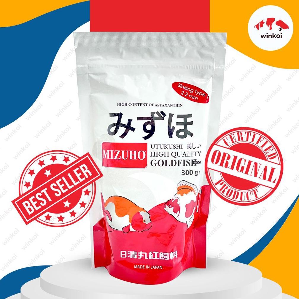 Terbaik Mizuho Goldfish 300gr SINKING / FLOATING Made in Japan / Makanan ikan mas koki / Pakan Ikan 
