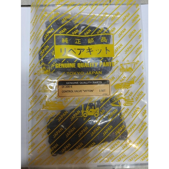Seal Kit Viton Control Valve Kobelco Sk200-6