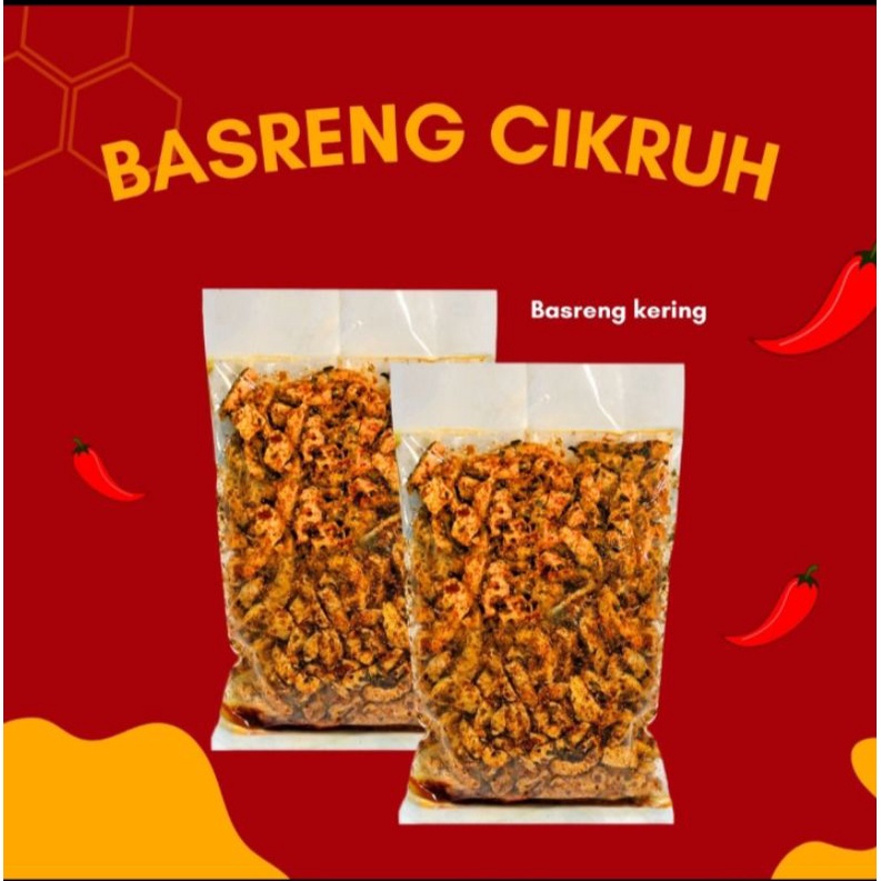 

Milbar Basreng cikruh 1kg cemilan khas Bandung