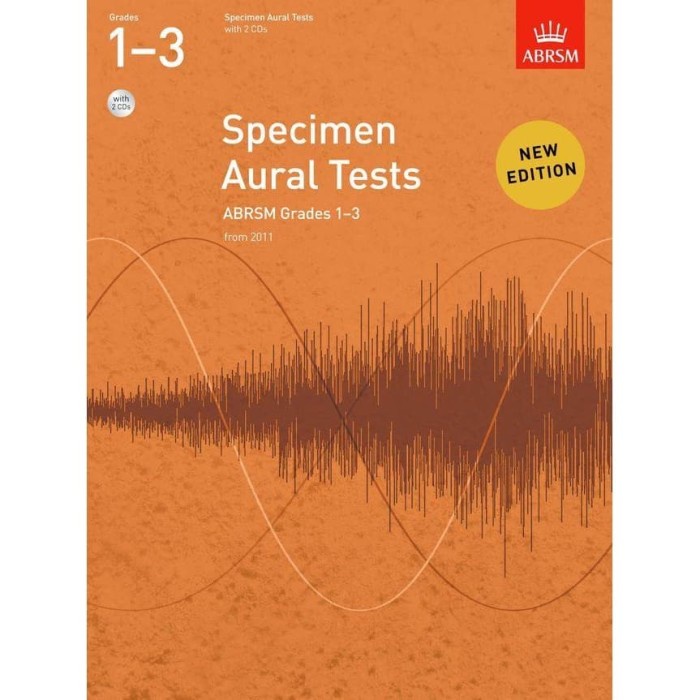 

[Baru] Specimen Aural Tests Grade 1 - 3 With Cd - Abrsm Limited