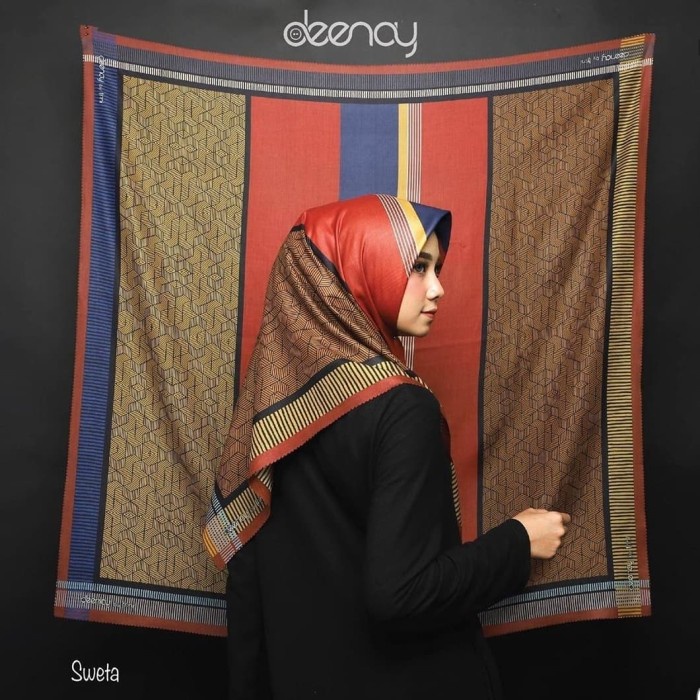 [Original] Jilbab Voal Ultrafine Sweta By Deenay Diskon