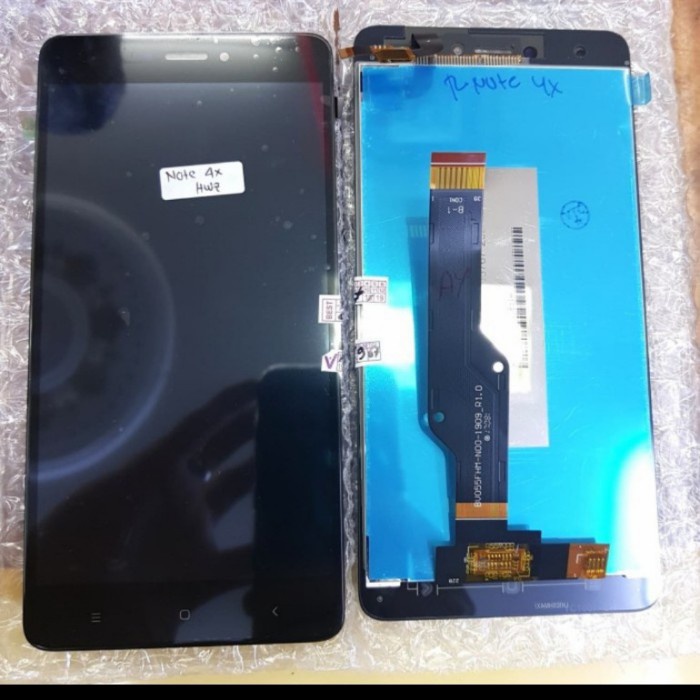 [Original] Lcd Xiaomi Redmi Note 4X Touchscreen Hitam Ori Lampu Led Kiri Berkualitas
