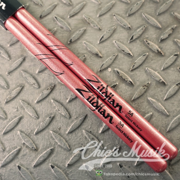 [Original] Stick Drum Zildjian 5Acs 5A Red Terbaru