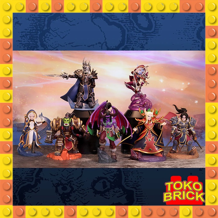 ✅Baru Pop Mart World Of Warcraft Classic Character Series Blind Box Bisa Sameday