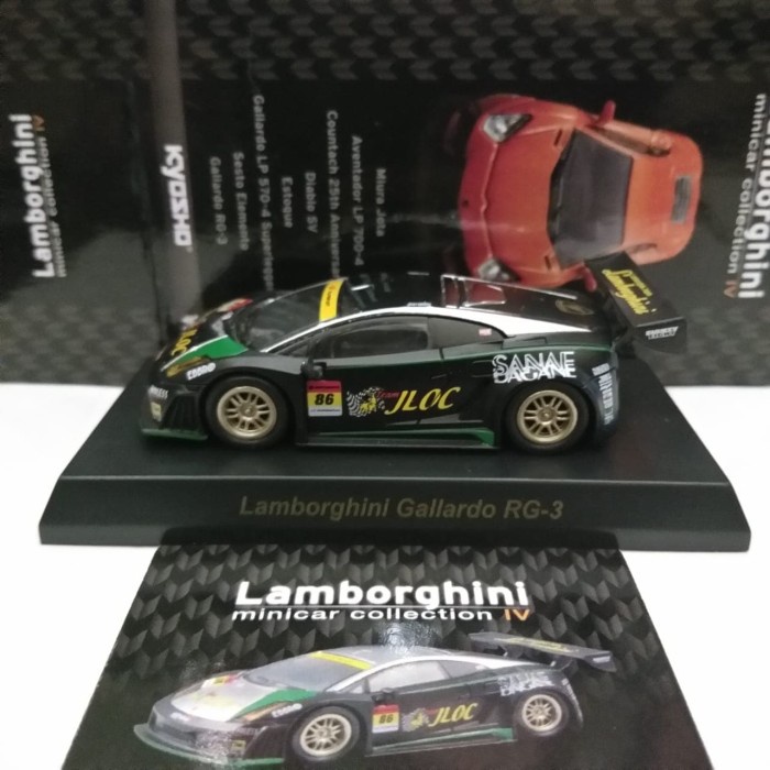 ✅COD Kyosho Minicar 64 Lamborghini Gallardo Rg3 No 86 Bisa Gojek