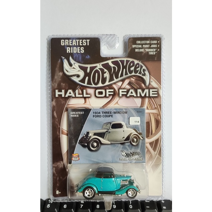 ✅New Hot Wheels Hall Of Fame 1934 Three-Window Ford Coupe Berkualitas