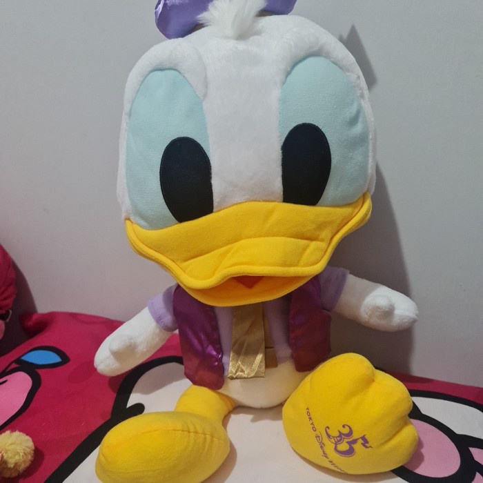✅New Ori Boneka Donald Besar Baju Ungu Original Tokyo Disney Resort Terbaru