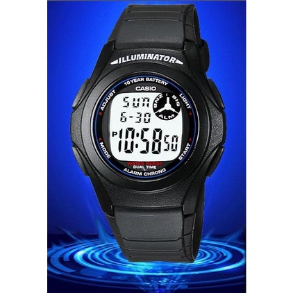 ✅Ori Jam Tangan Pria Casio F-200W-1A Digital Sport Series Original Berkualitas
