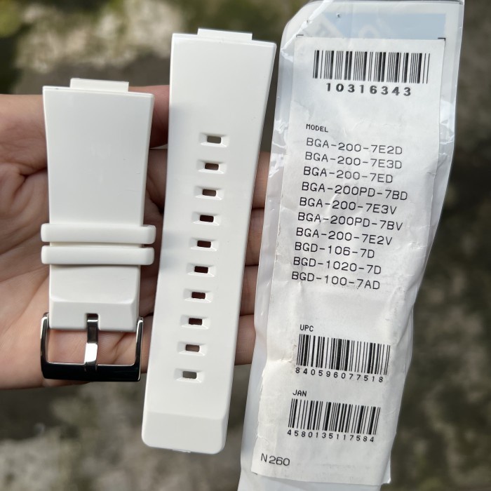 ✅New Ori Strap Tali Jam Tangan Casio Baby-G Original Bga-200 Band Bga 200 Limited