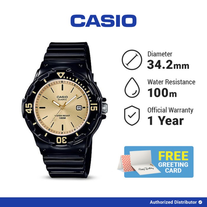 ✅Ori Casio Jam Tangan Wanita Lrw-200H-9Evdf Terbatas
