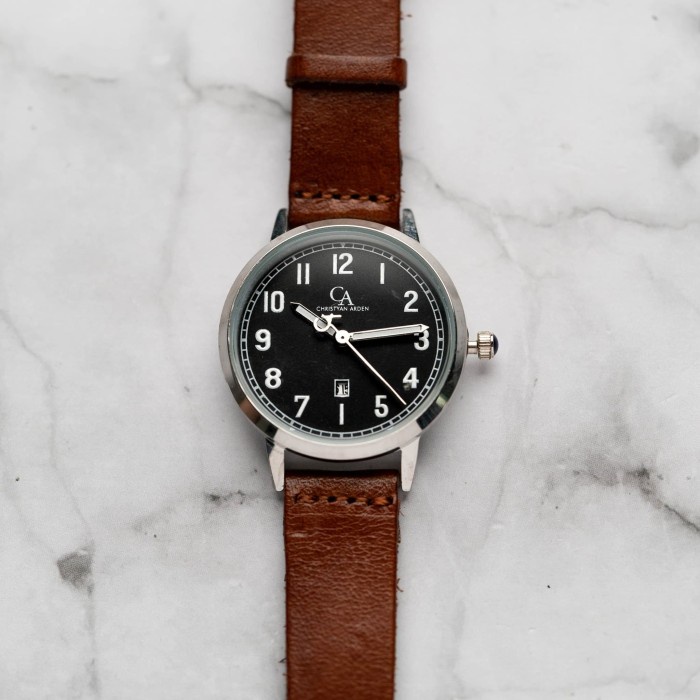 ✅Ori Jam Tangan Wanita Christyan Arden Belen Ca3106 -Black-Brown Strap Terbaru