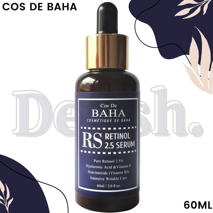 [Original] Cos De Baha 2.5 Retinol Serum  Niacinamide 60Ml 60 Ml Terbatas