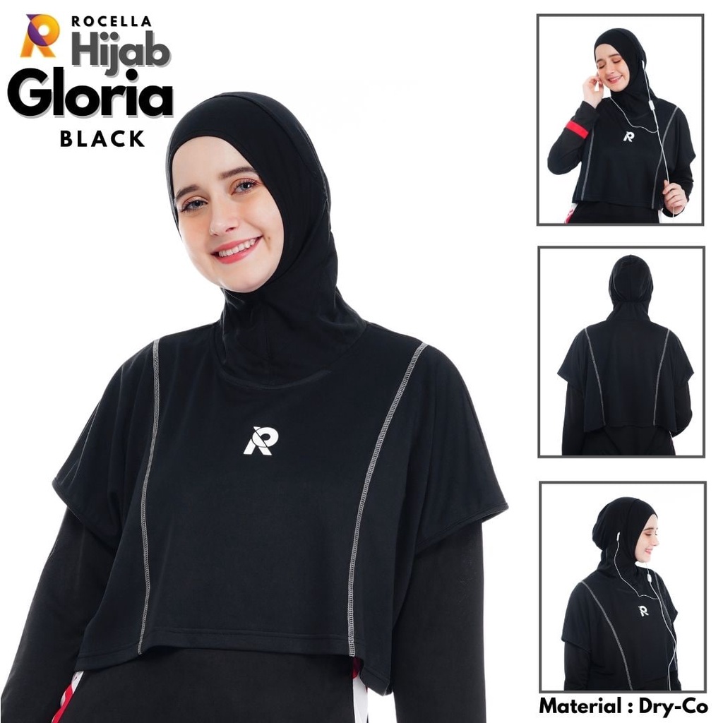 Hijab Olahraga Sport Hijab Instan Rocella Hijab Gla Kerudung Sport Syari Instan Kerudung Sport