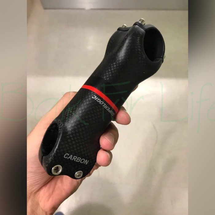 [New Ori] Stem Carbon Superlogic Roadbike Sepeda Balap Road Bike Berkualitas