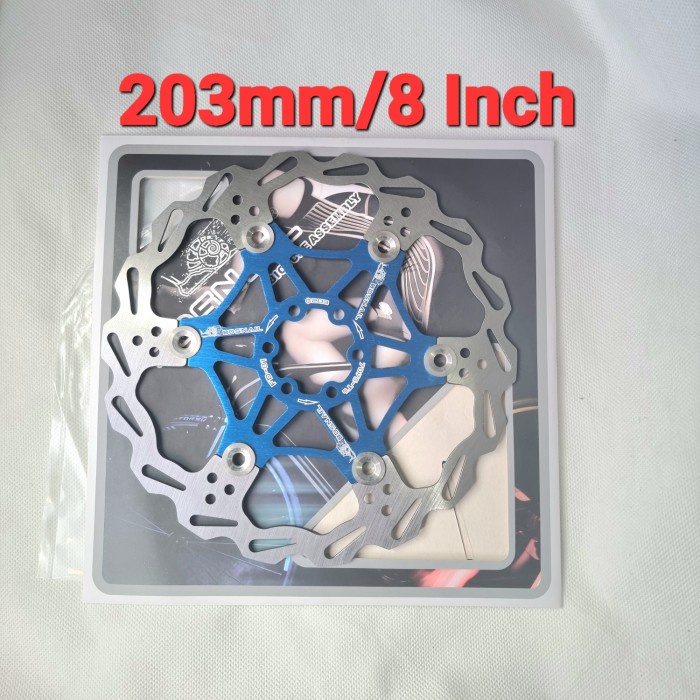 [Baru] Snail Rotor Sepeda 203Mm 8 Inch Floating Disc Brake Rotor Sepeda Diskon