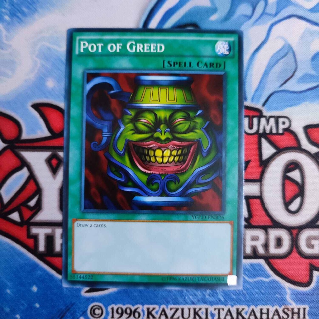 yugioh pot of greed  YGLD common  original