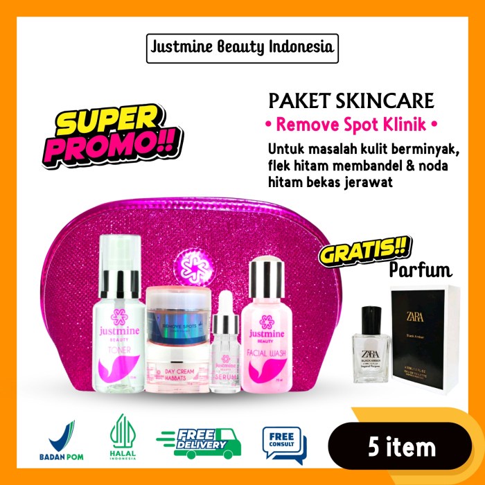 [Original] Justmine Beauty Skincare Remove Spot Klinik / Forte Isi 5 Limited