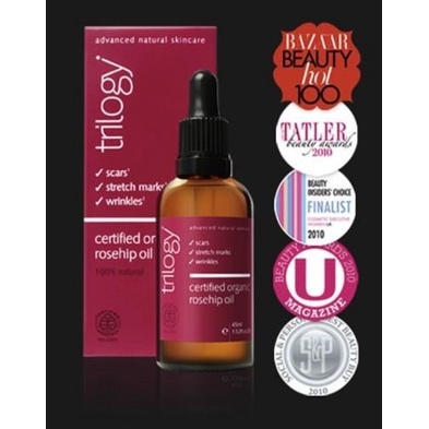[Original] Trilogy Certified Organic Rosehip Oil 20Ml Rose Hip Terbaru
