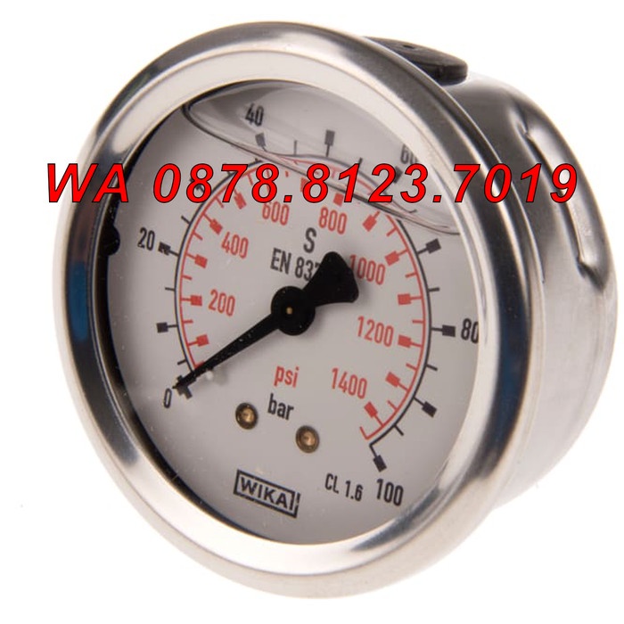 ✅Baru Wika Pressure Gauge Wika 25 Inch 100 Bar Payung Limited