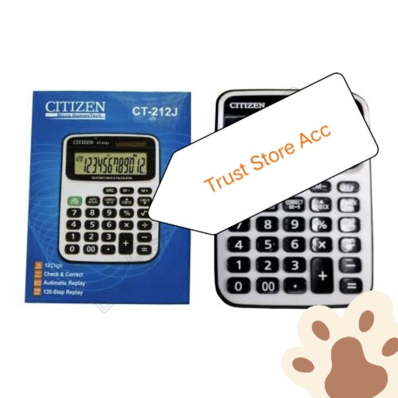 

Kalkulator 12 Digit Citizen CT 212 J