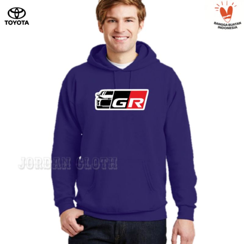 Hoodie Jaket Sweater Toyota Yaris GR Gazoo Racing