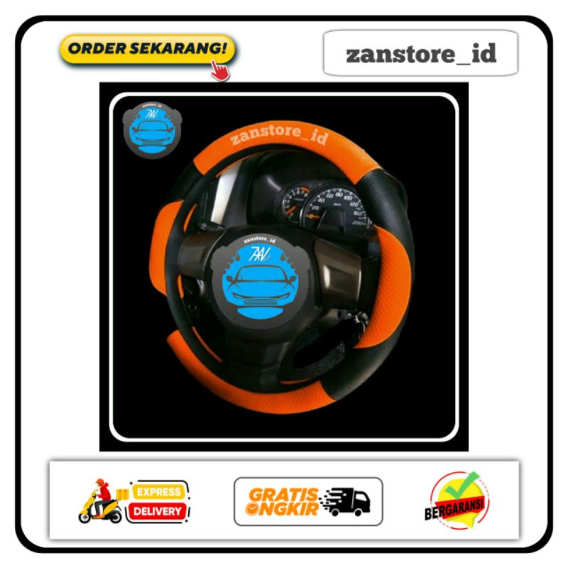 Sarung Stir Mobil Honda jazz, Cover Stir Mobil Honda jazz, Sarung Stir Minibus