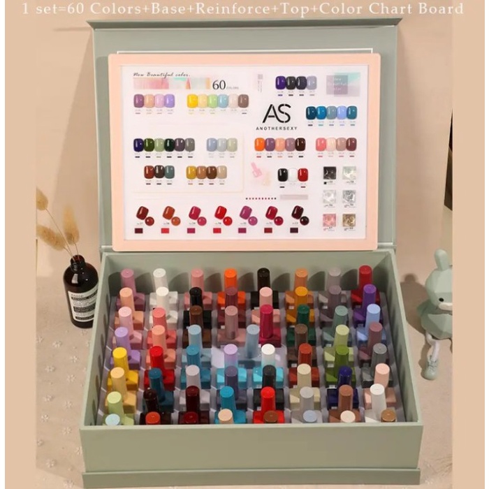Bay- As Gel Polish Set 60 Warna Another Sexy Kutek Uv 1 Set Ready Stock