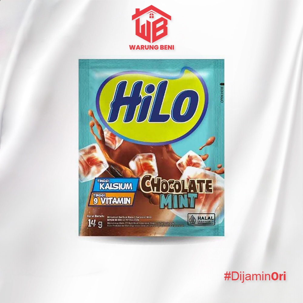 

HiLo Minuman Tinggi Kalsium Chocolate Mint (10 Sachet)