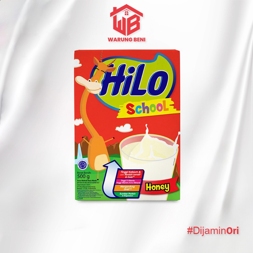 

HiLo School Susu Protein Anak Tinggi Kalsium Honey 500 gr