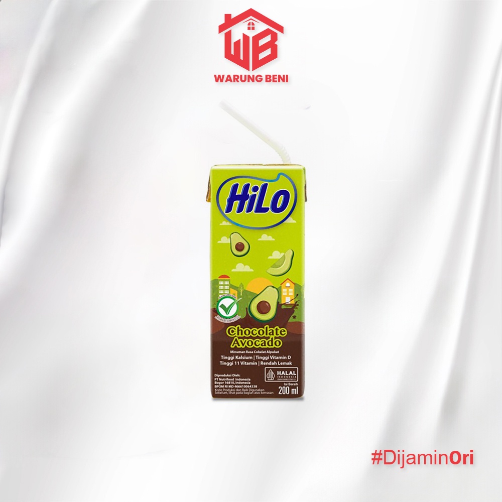 

HiLo Susu Tinggi Kalsium Chocolate Avocado 200 ml