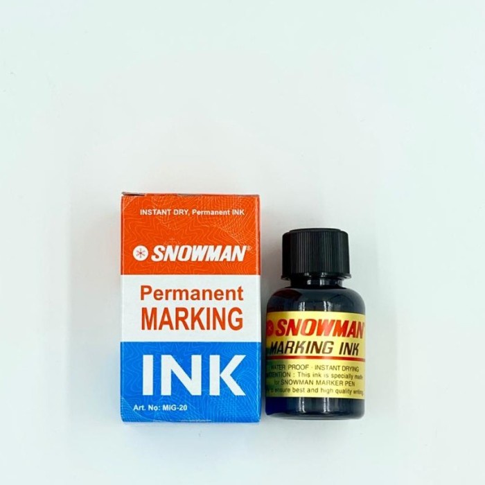 

Tinta Spidol Permanen Snowman Isi Ulang MIG-20 Permanent Ink Refill