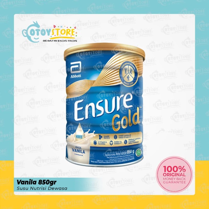 

Ensure Rasa Vanila 900 Gram / Abbott Susu Dewasa Rasa Vanila 900G