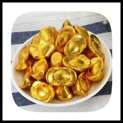 

TERBARU COKLAT BENTUK UANG KUNO / CHOCOLATE YUAN BOA GOLD 250 GRAM