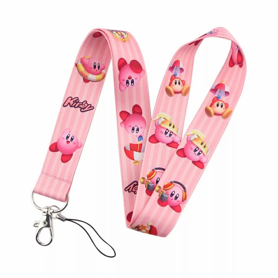 

Kirby Tali Gantungan ID Card Name Tag Badge Holder Lanyard